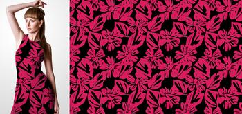 33167v Materiał ze wzorem fioletowy Kwiatowy Botaniczny Bezszwowy Wzór Tła Nadaje Się Druku Mody